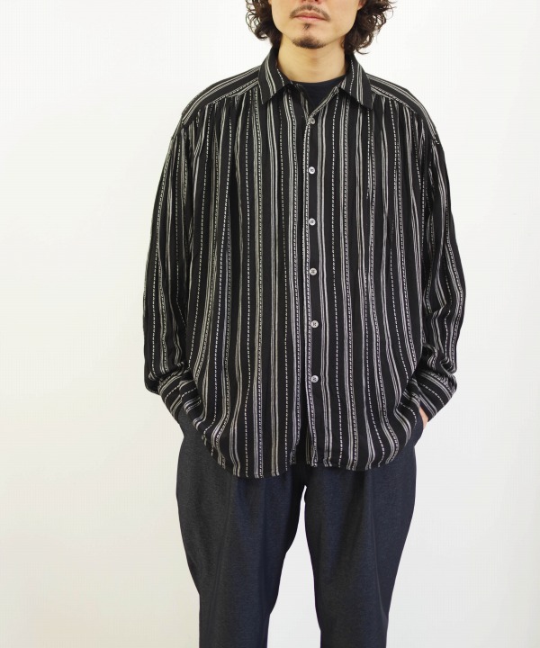エーアイイー/AiE　Painter Shirt - Rayon Dobby Stripe