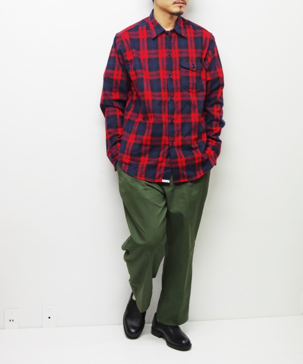 Sassafras/ササフラス Diggin Shirt - Tartan Check [シャツ(長袖