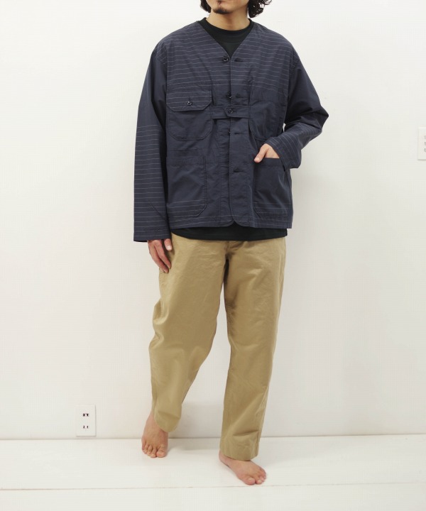 エンジニアド ガーメンツ/Engineered Garments　CARDIGAN JACKET - Nyco Horizontal Stripe