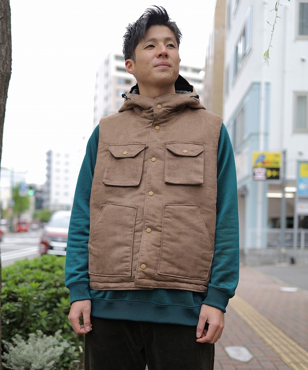 エンジニアド ガーメンツ/Engineered Garments Field Vest - Polyester Fake Suede