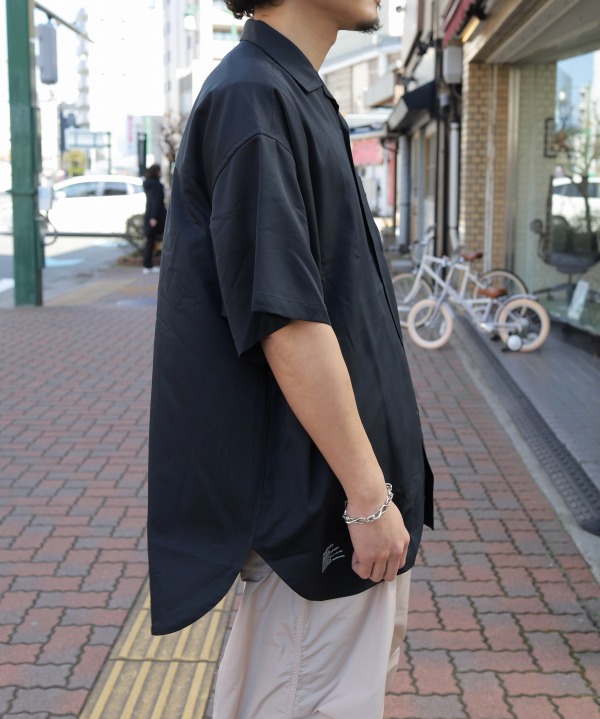 フレッシュサービス/FreshService COOLFIBER OPEN COLLAR S/S SHIRT