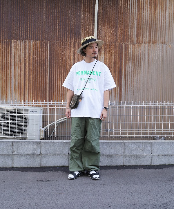 フレッシュサービス FS PRINTED TEE “PERMANENT”-