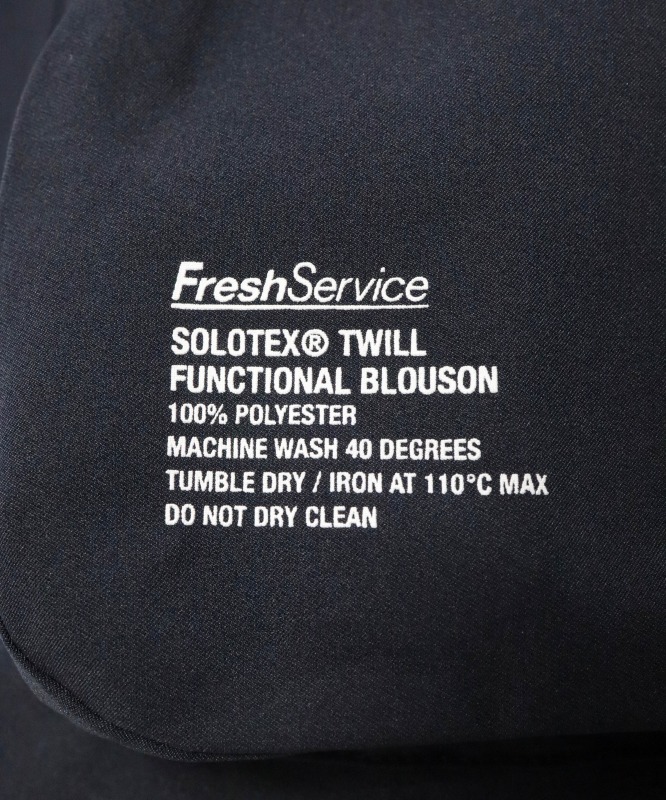 フレッシュサービス/FreshService SOLOTEX TWILL FUNCIONAL BLOUSON