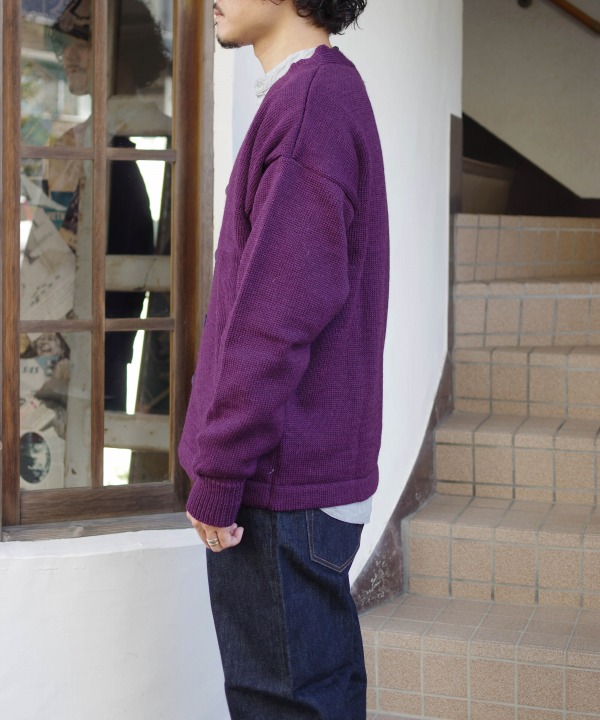 ケリーウーレンミルズ/KERRY WOOLLEN MILLS Plain Stitch V Neck