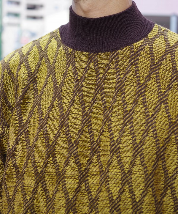 Needles/ニードルズ Mock Neck Sweater - Wave Stripe