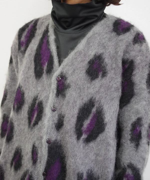 Needles/ニードルズ Mohair Long Cardigan - Leopard [トップス