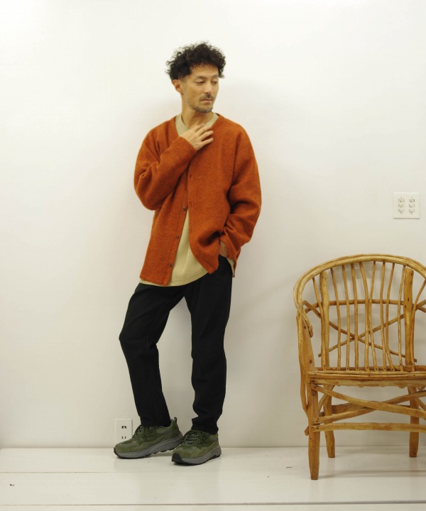 サウス２ ウエスト８/South2 West8 S.S. V Neck Cardigan -W/PE Boiled