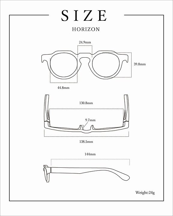 ジュガード フォーティーン/jugaad 14 HORIZON CLEAR grey - 偏光調光